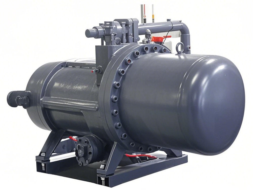 Branded Twin-Screw Compressor Exterior
