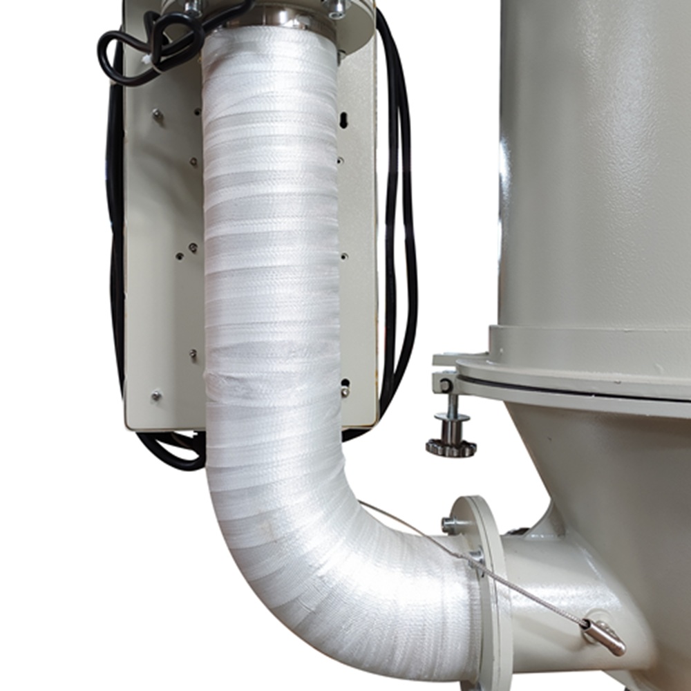 Bent Hot Air Pipe Dust Prevention