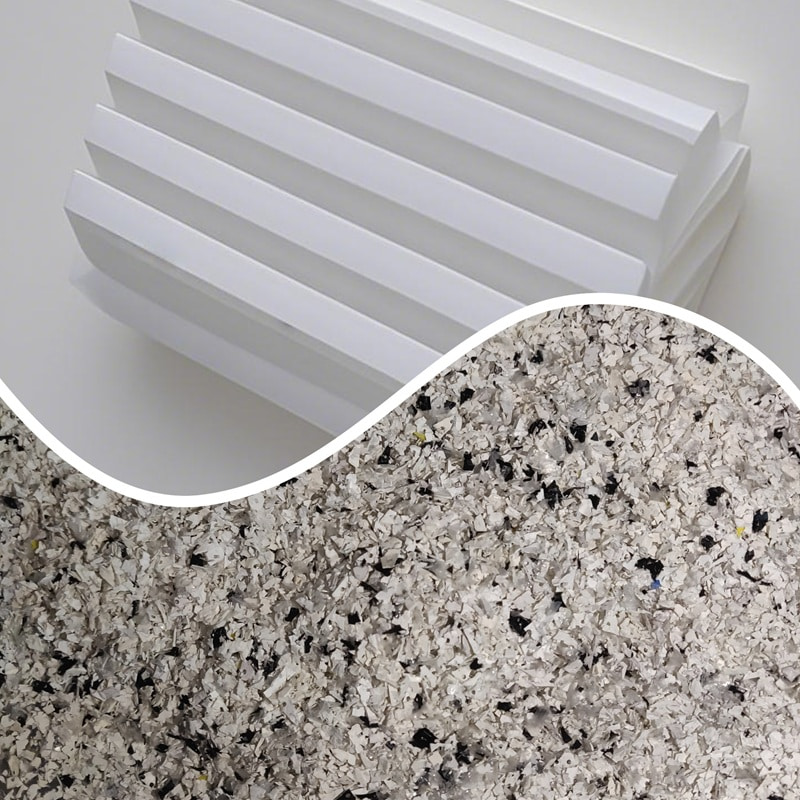 Thick soft/hard plastic crushing